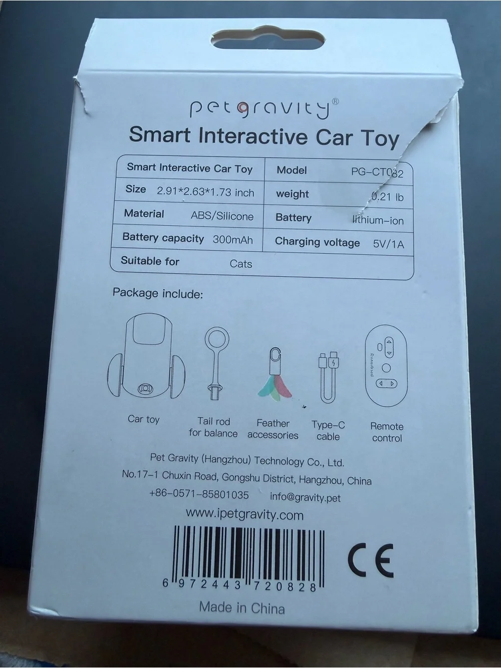 Smart Interactive Car Toy - Blue